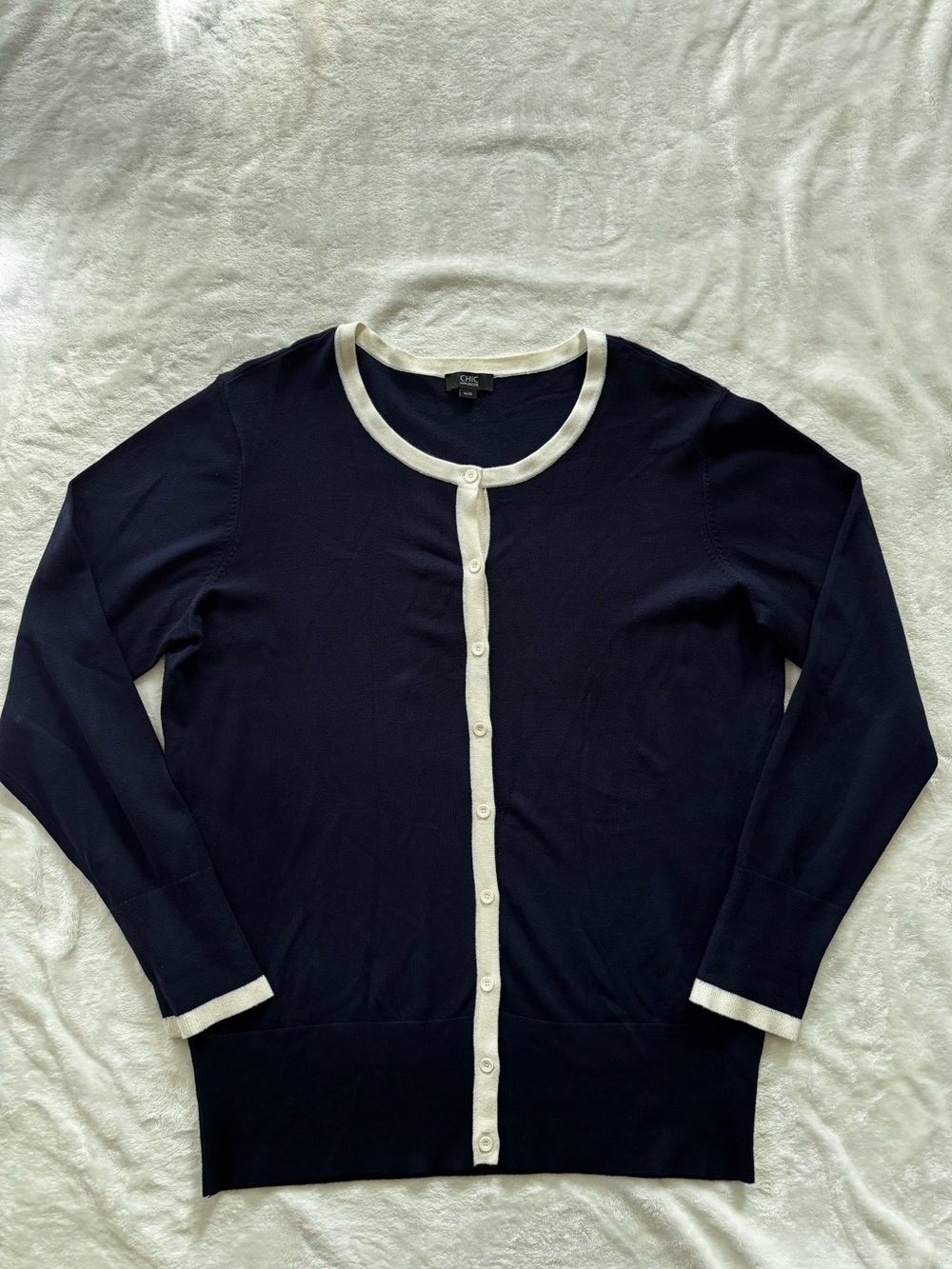 Chic by Jacob button up cardigan sweater